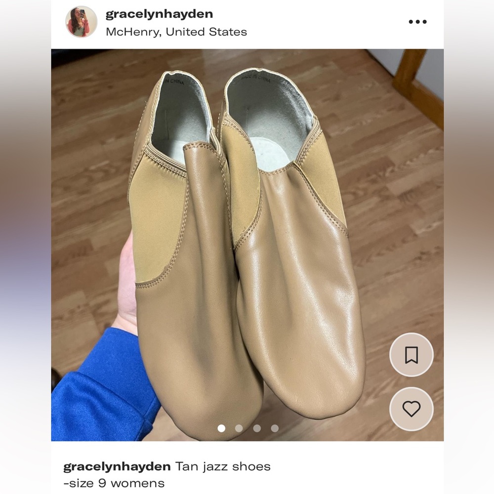 Tan Jazz Shoes